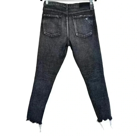 Moussy Vintage MV Checotah Skinny in Black Size 28 - Picture 5 of 10